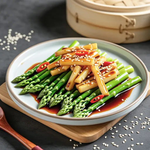 Asparagus and Potato Kinpira