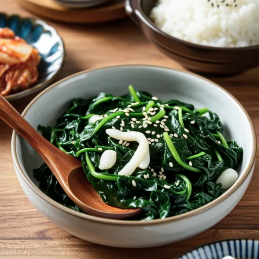 Spinach and Shirasu Namul