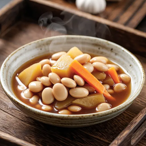 Simmered Dried Daikon and Soybeans