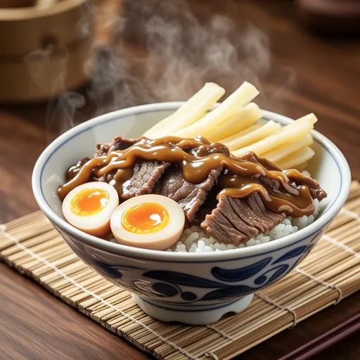 Beef and Konjac Shigure Donburi
