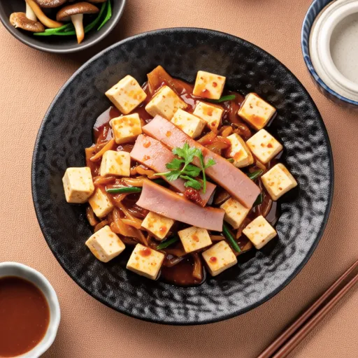 Delicious Ham Tofu Kimchi