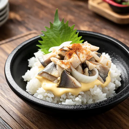 Grilled Mackerel Mayo Rice Bowl