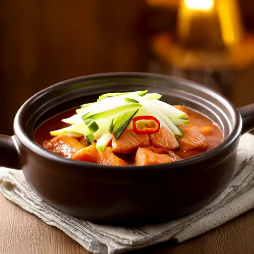 鮭魚濃郁味噌燉湯