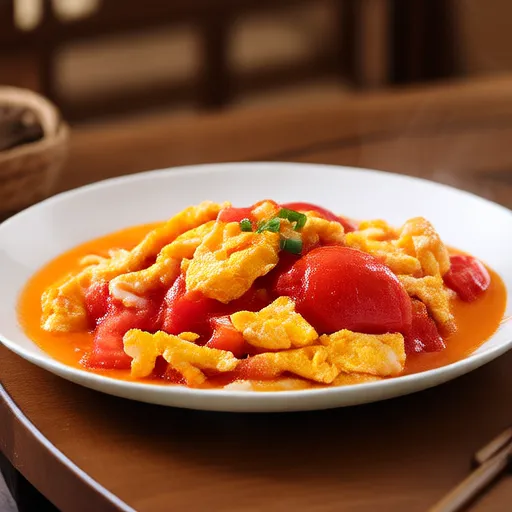Rühreier mit Tomaten