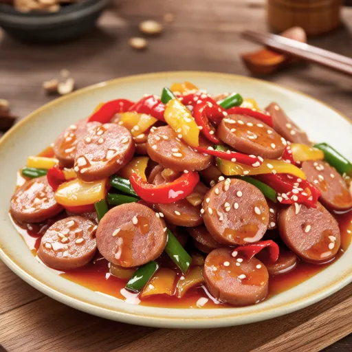 Sausage Stir-fried with Vegetables