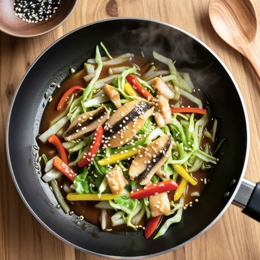 Saba Can Stir-fry with Cabbage
