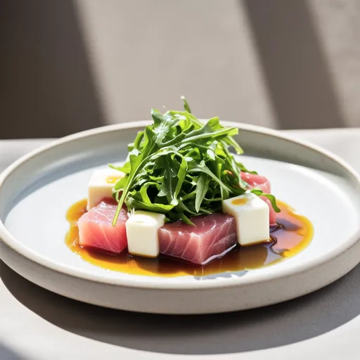 Tuna and Mozzarella Japanese-style Salad