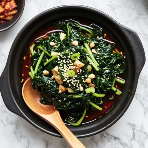 Stir-fried Dried Radish Greens with Gochujang