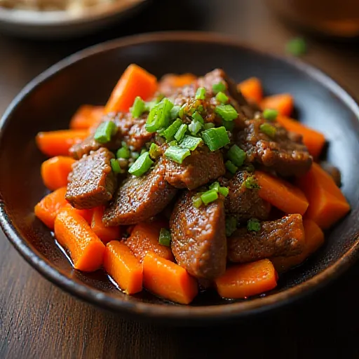 Sauté de carottes et de bœuf