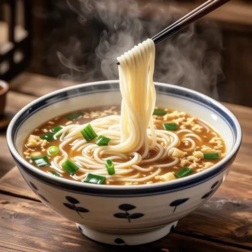 Egg and Udon Soup