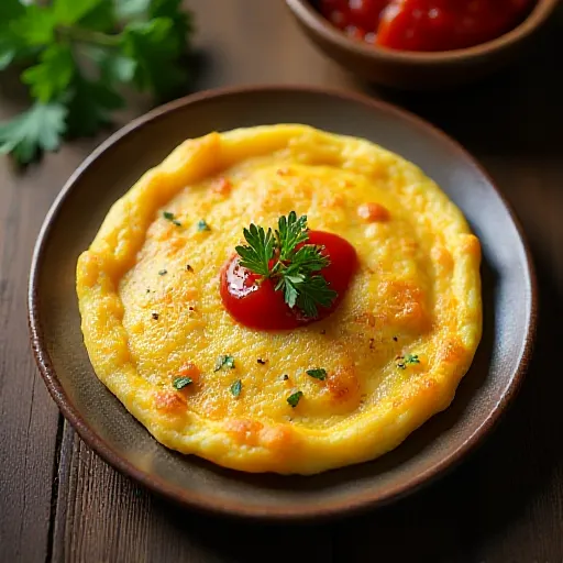 Омлет с яйцами и капустой