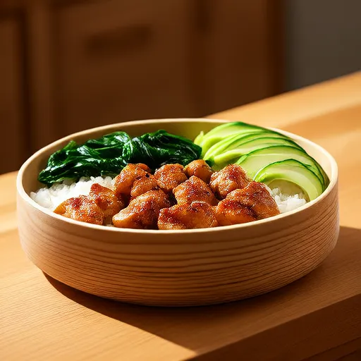 치킨 아보카도 라이스 볼