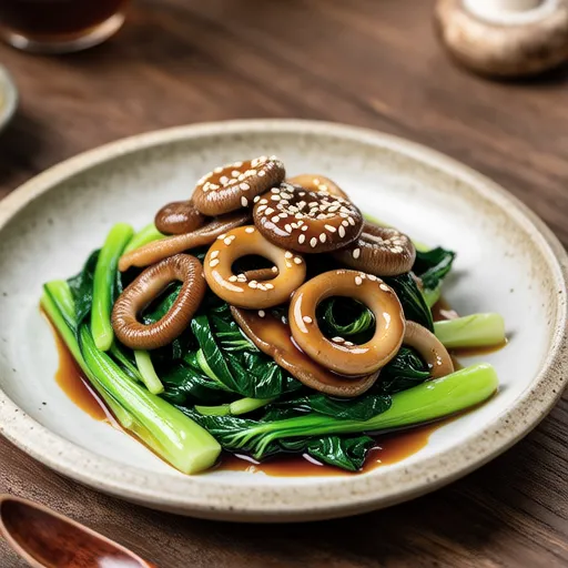 Enoki and Chikuwa with Ume Dressing