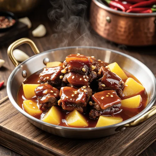 Pork and Potato Jjageuli Stew