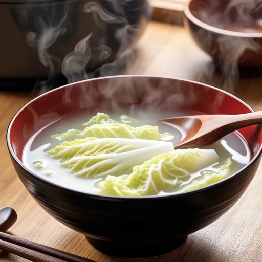 Rice Water Cabbage Miso Soup