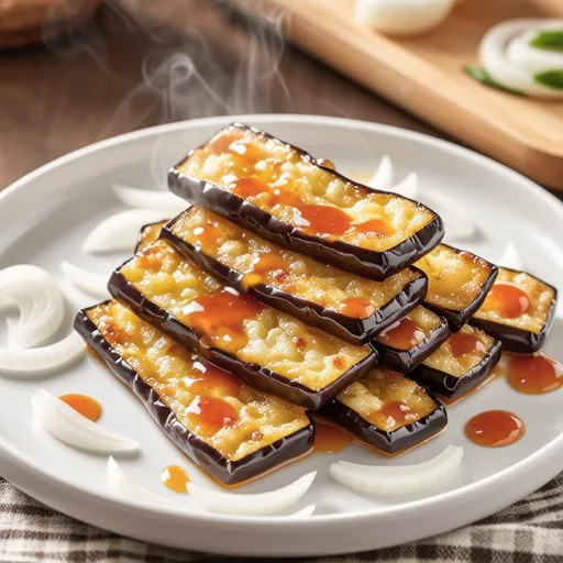 Crispy Outside, Moist Inside Eggplant Sweet and Sour
