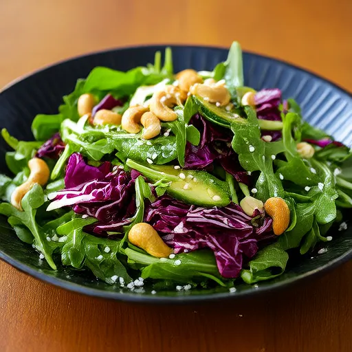 芝麻菜和嫩叶沙拉