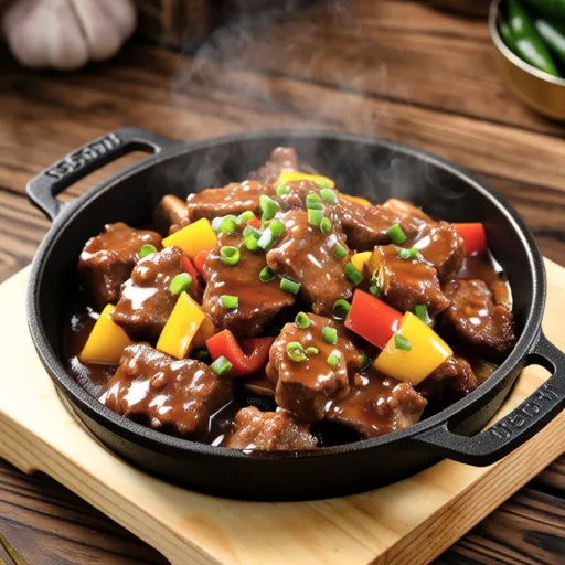Pork Chop Steak with Oyster Sauce