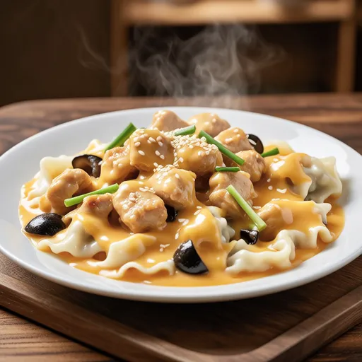 Cheese Tteokbokki with Chicken