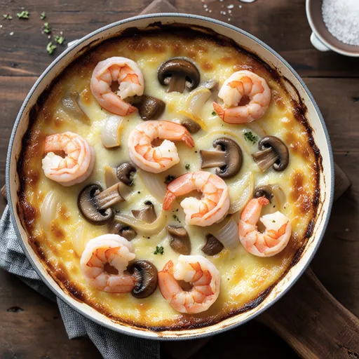 Shrimp Curry Cream Gratin