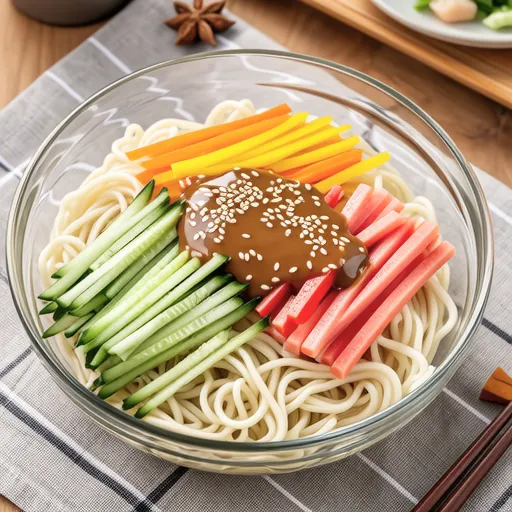 Mustard Sauce Cold Noodles