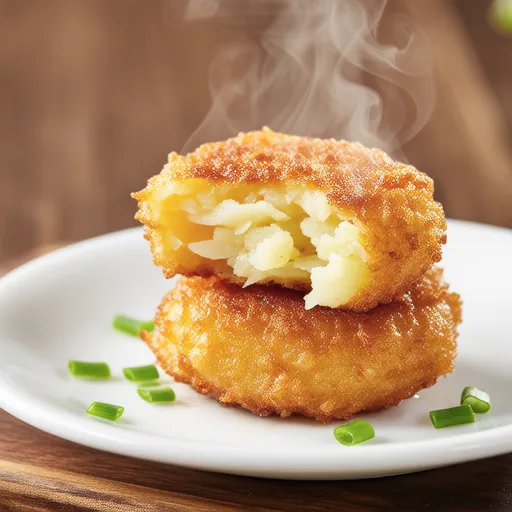 Crispy Potato and Shirasu Fritters