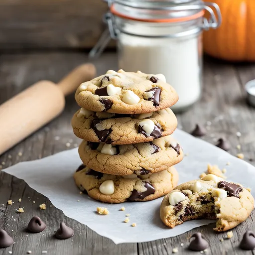 Autumn Chocolate Sable Cookies