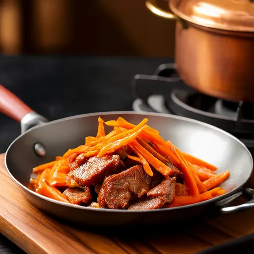 당근 토마토 소고기 볶음