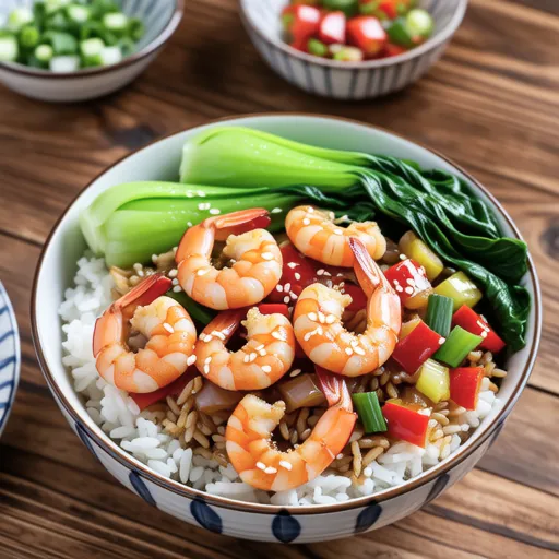 Bok Choy Stir-fry Rice Bowl