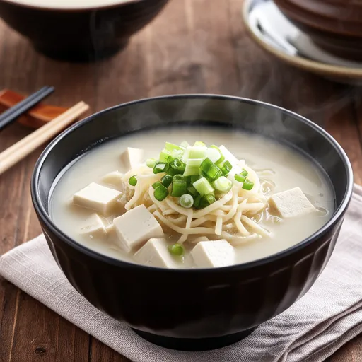 Tororo Kombu and Tofu Miso Soup