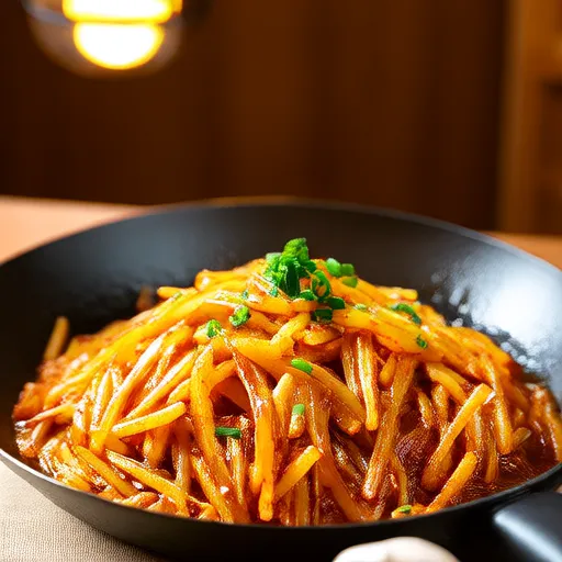 Stir-fried Potatoes with Scallions