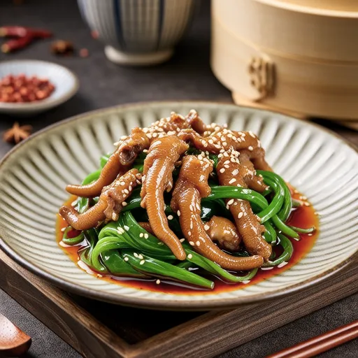 Cockle and Green Onion Salad