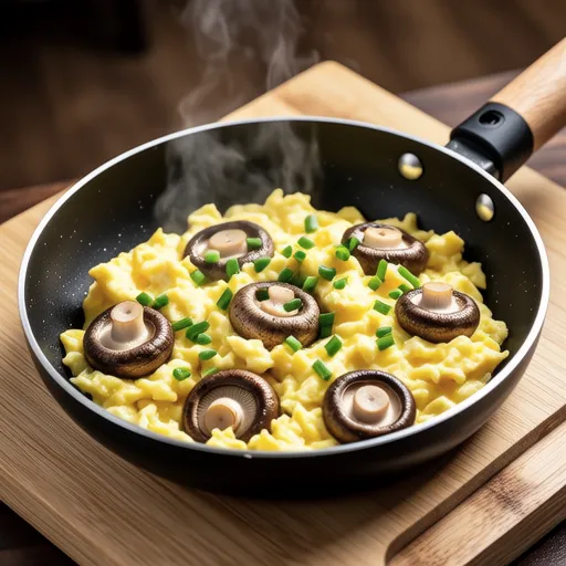 Shimeji Mushroom and Tuna Egg Stir-fry
