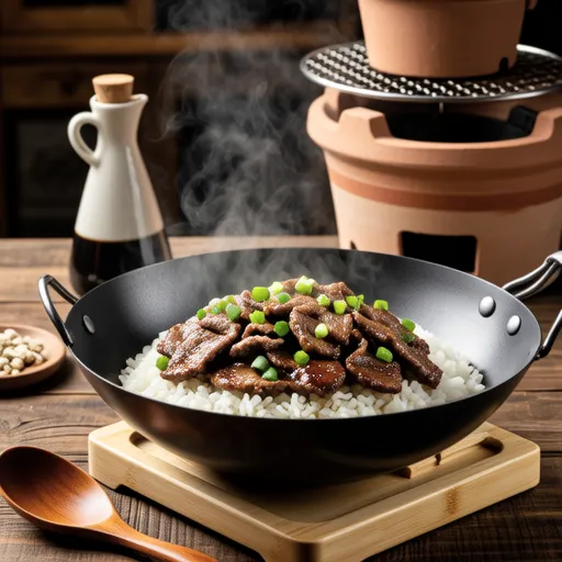 Beef and Green Onion Fried Rice