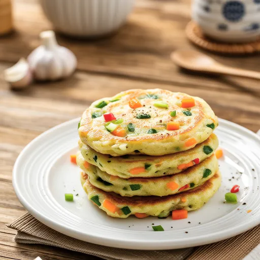 Fish Cake Vegetable Pancakes