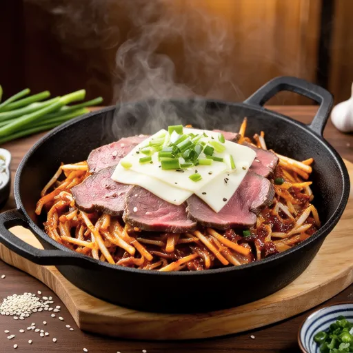 Beef and Kimchi Cheese Bake
