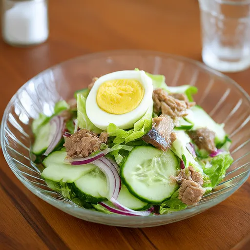 Salada de Pepino com Atum