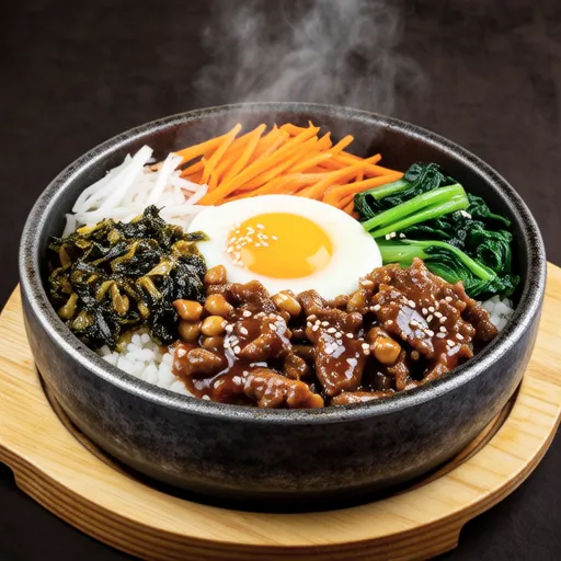 Stone-grilled Bibimbap Style