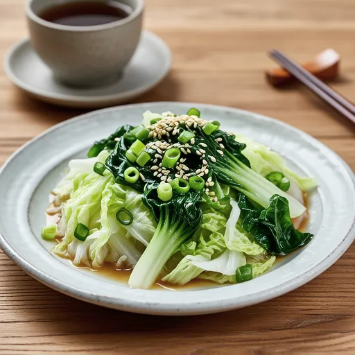 Cabbage and Wakame Sesame Salad