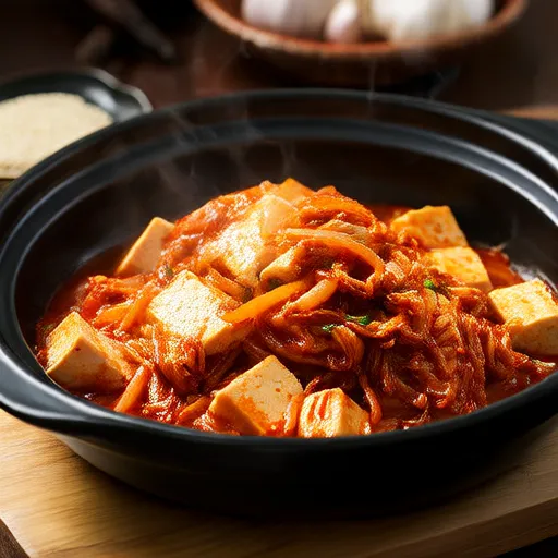 泡菜豆腐炒