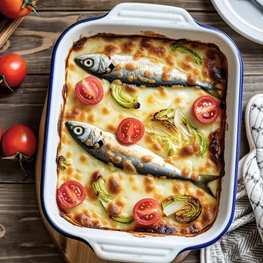 Saba Can and Camembert Cheese Toast Bake