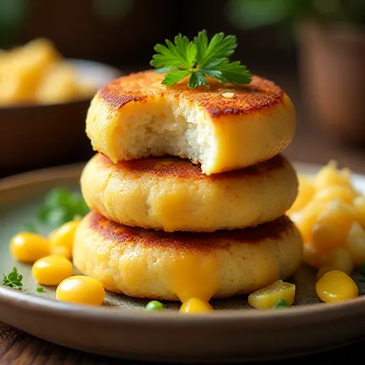 Soramame Corn Potato Mochi