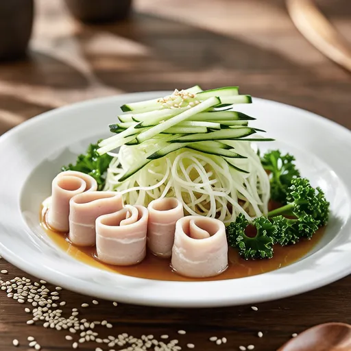 Pork Shabu and Vegetable Vermicelli Salad