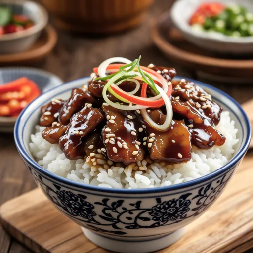 Pork Jowl Rice Bowl Recipe