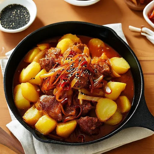 馬鈴薯豬肉炒