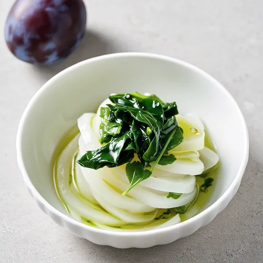 Kabura with Plum Mayo Dressing
