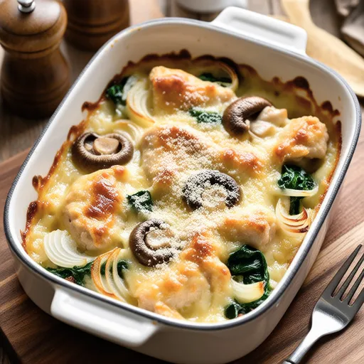 Chicken Gratin with Okara Powder