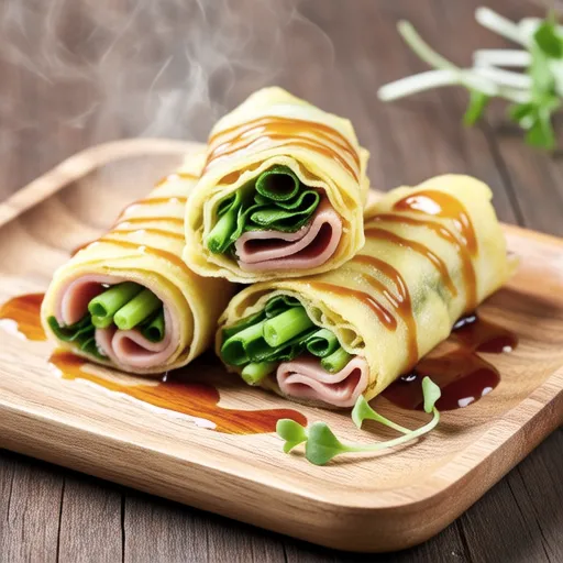Bean Sprout Egg Rolls