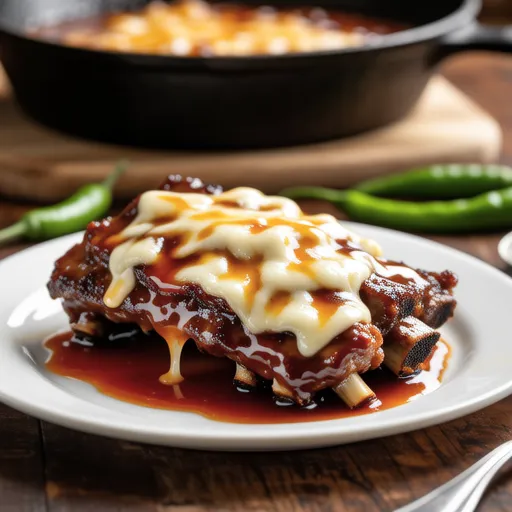 Spicy Braised Pork Ribs with Cheese