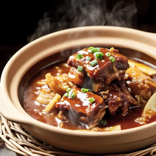 Braised Pork Ribs with Kimchi